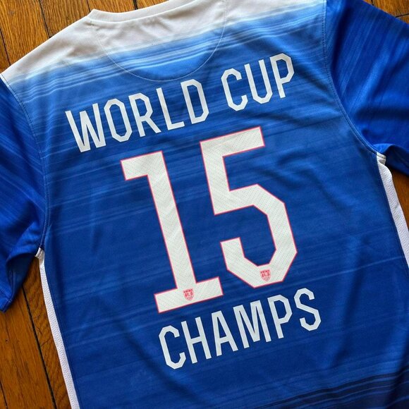 Nike Dri-Fit US Women National Soccer 2015 World Cup Champions‎ Jersey Size S - Picture 7 of 7